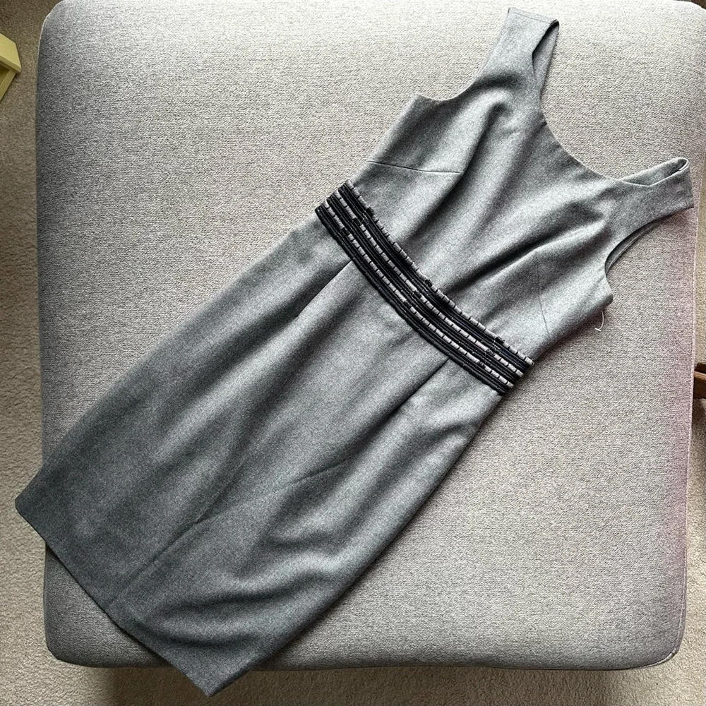 Lela Rose 100% Wool Sleeveless Dress NWOT Size 4 - Picture 1 of 6